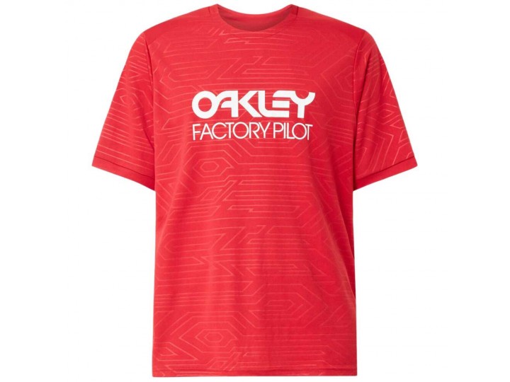 OAKLEY-блуза-PIPELINE TRAIL TEE-RED LINE